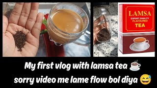 Mera pehla vlog aur galat bol diye words 😅😅  My first vlog ☕ Tea  Chai wo bhi Lamsa wali [upl. by Ayekal739]