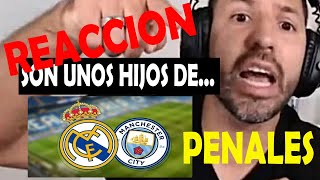 KUN AGUERO quotENOJADOquot REACCION PENALES REAL MADRID vs CITY [upl. by Weingarten]