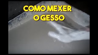 como preparar o gesso [upl. by Mortie]