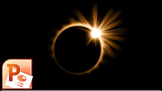 Making Solar Eclipse Animation in PowerPoint [upl. by Jo-Ann]