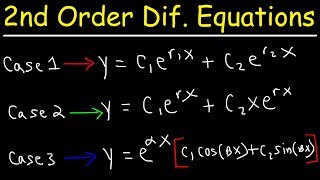 Second Order Linear Differential Equations [upl. by Dorcea]