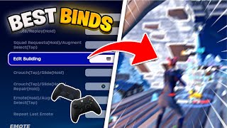 NEW BEST BINDS For Controller Fortnite Players ClawDoubleClaw  Fortnite Chapter 5 UPDATED [upl. by Endys443]