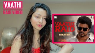 VAATHI Raid Reaction Thalapathy Vijay Anirudh Ravichandran Master [upl. by Albertina]