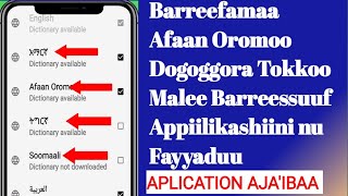 BY9 APPII Qubee AFAAN OROMO dogogora tokkoo malee Bareessuuf nuu fayyaduu FYN GEEZ 2022 [upl. by Nawaj]