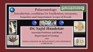 Palaeontology Intro conditions for fossilization and scope of fossils [upl. by Isma]