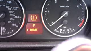 Reset Tyre Pressure BMW BC [upl. by Ayanet]