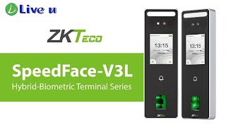 Speedface V3L Zkteco LIVEU [upl. by Uphemia]