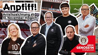 Live vom Millerntor Die Auftaktveranstaltung der FCSPGenossenschaft [upl. by Forkey]