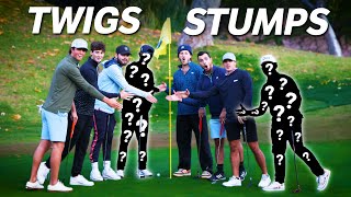 We Added More Golfers to Twigs Vs Stumps  4v4 Scramble  Good Good [upl. by Ailemac]