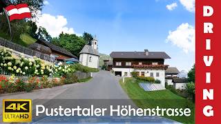 Driving in Austria 30 Pustertaler Hohenstrasse  East Tyrol  4K 60fps [upl. by Oriaj]