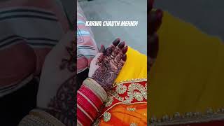 Karwa chauth mehndi viralshorts trendingshorts videos [upl. by Noral]