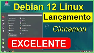 Debian 12 quotBookwormquot Cinnamon Uma das melhores Releases do Debian Agora com firmware incluso [upl. by Eimareg369]