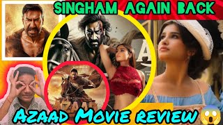 AZAAD MOVIE REVIEW  AJAY DEVGAN ye kya kar diya 😱🙊 [upl. by Kristal]