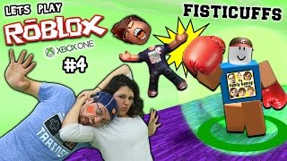 Lets Play ROBLOX 4 FISTICUFFS Momma Will Knock You Out FGTEEV Xbox One Gameplay [upl. by Philippine]