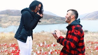 THE MOST EPIC PROPOSAL EVER WORLDS LONGEST ZIPLINE [upl. by Aneeb515]