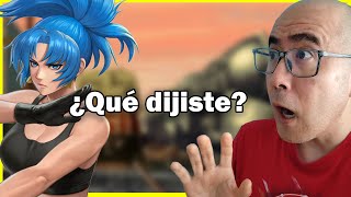 LEONA HEIDERN ¿Qué dice  The King of fighters 1638 El Vicho [upl. by Annodal]