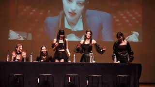 엑신 XIN FANSIGN EVENT  quotNO DOUBTquot Part1 kpop Aria Nova hannah Nizz Esha 엑신 Fansign [upl. by Odrude]