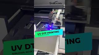 How the UV DTF printing working for the thermos cup [upl. by Ardried]