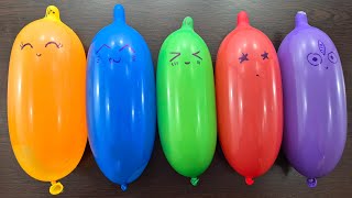 Making Slime ASMR with Funny Balloons Satisfying Mixing [upl. by Koosis575]