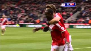 Middlesbro 41 Ipswich  Sky Bet Championship Season 201415 [upl. by Eciryt]