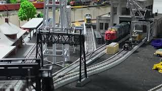 Southern Pacific 9001 a KM ML4000 is Pulling into the Yard Barn  HO Scale Model Trains [upl. by Cohbath696]