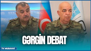 TƏCİLİ Ordumuz 4 kəndə GİRƏCƏK – general Yaşar Aydəmirovla polkovnik Üzeyir Cəfərovun CANLI DEBATI [upl. by Anirtap]