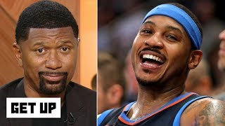 Carmelo Anthony is being blackballed in the NBA – Jalen Rose  Get Up [upl. by Anecusa561]