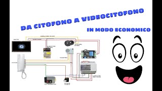 VIDEOCITOFONO FAI DA TE IN MODO ECONOMICO PER CITOFONI 5 FILI CON SUONERIA ELETTRONICA [upl. by Eiaj555]