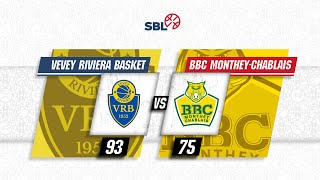 Vevey Riviera Basket vs BBC MontheyChablais  Game Highlights [upl. by Llerref]