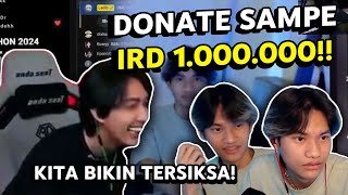 Kita Bikin Temen Kita Tersiksa Donate 1 JUTA Pas SUBATHON [upl. by Ebberta]