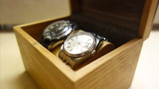 Two Watch Box  DIY Woodworking [upl. by Einnor795]