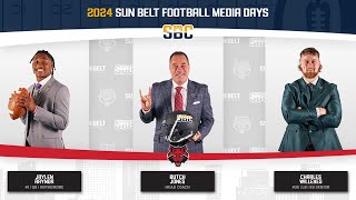 Arkansas State — 2024 Sun Belt Football Media Days [upl. by Vanya789]