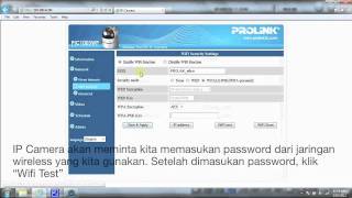 Bahasa PROLiNK PIC1003WP True Plug amp Play IP Camera Wireless Setup [upl. by Nytsrik]