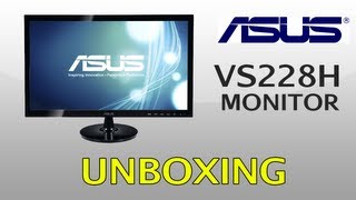 UNBOXING ASUS VS228H Monitor HD [upl. by Loziram]