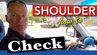 How to Shoulder Head Check When Turning amp Changing Lanes [upl. by Helms686]