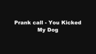 Prank Phone Call  You Kicked My Dog [upl. by Zebulon]