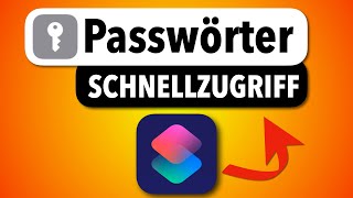 Schneller auf PasswortFAVORITEN zugreifen  SHORTCUT für iPhone amp iPad [upl. by Zeuqcaj205]