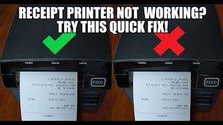 Receipt Printer not working Try this fix [upl. by Sutton]