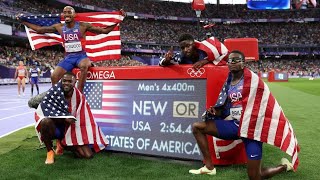 Team USA Dominates In Final Day On The Track Including A New World Record In The Mens 4x400 [upl. by Burrus]