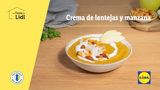 Crema de lentejas y manzana  Recetas Canarias  Lidl España [upl. by Calie323]