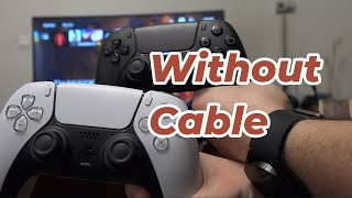 How to pair PS5 controller without cable [upl. by Lynnette]