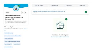 Omnistudio Consultant Certification Maintenance Summer 24  Salesforce Trailhead [upl. by Puna430]