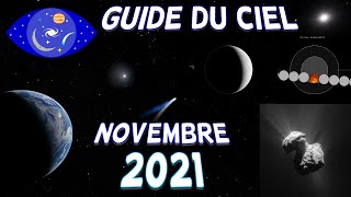 Guide du ciel pour Novembre 2021 spécial comètes   Éphémérides astronomiques observables n°19 [upl. by Ynatil]