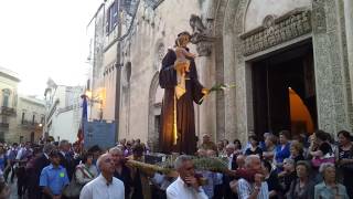 SantAntonio di Padova Luscita della processione Galatina 1262014 [upl. by Anovad]