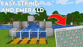 Easy String and Emerald Farm in Minecraft 121 [upl. by Llenil]