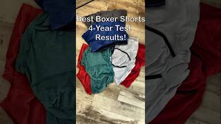 Best Boxer Shorts  4 Year Test Results [upl. by Nitsyrk]