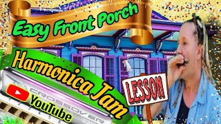 Easy Fun Harmonica Porch Jam Lesson 🎵 [upl. by Aissej]