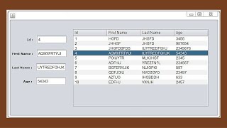 JAVA Tutorial  How To Set A JTable Selected Row Data Into JTextfields in Java With Source Code [upl. by Gnilhsa]