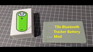 Reuse a Disposable Tile Bluetooth Tracker with a Battery Mod [upl. by Euqinamod659]