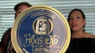 SPC Hogshead Bourbon Barrel Aged “Popping” the Tin Pipe Tobacco Blend Review Series [upl. by Wilkey]